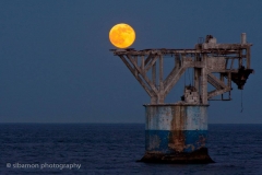 la-luna-sobre-el-poste